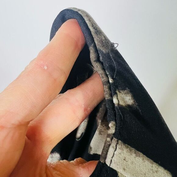 Joseph Ribkoff Black Tan Floral Wide Leg Flowy Pants - Picture 9 of 9